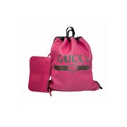 Gucci Pink Logo Drawstring Backpack - Jiaxyk